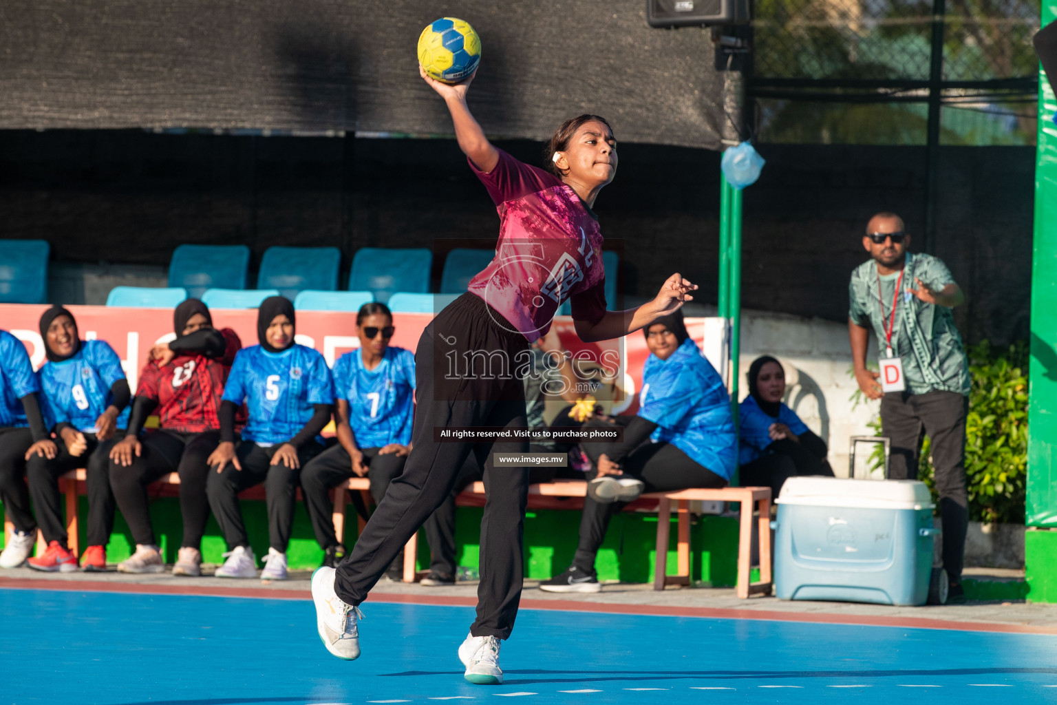 Day 10 of 6th MILO Handball Maldives Championship 2023, held in Handball ground, Male', Maldives on 29th May 2023 Photos: Nausham Waheed/ Images.mv