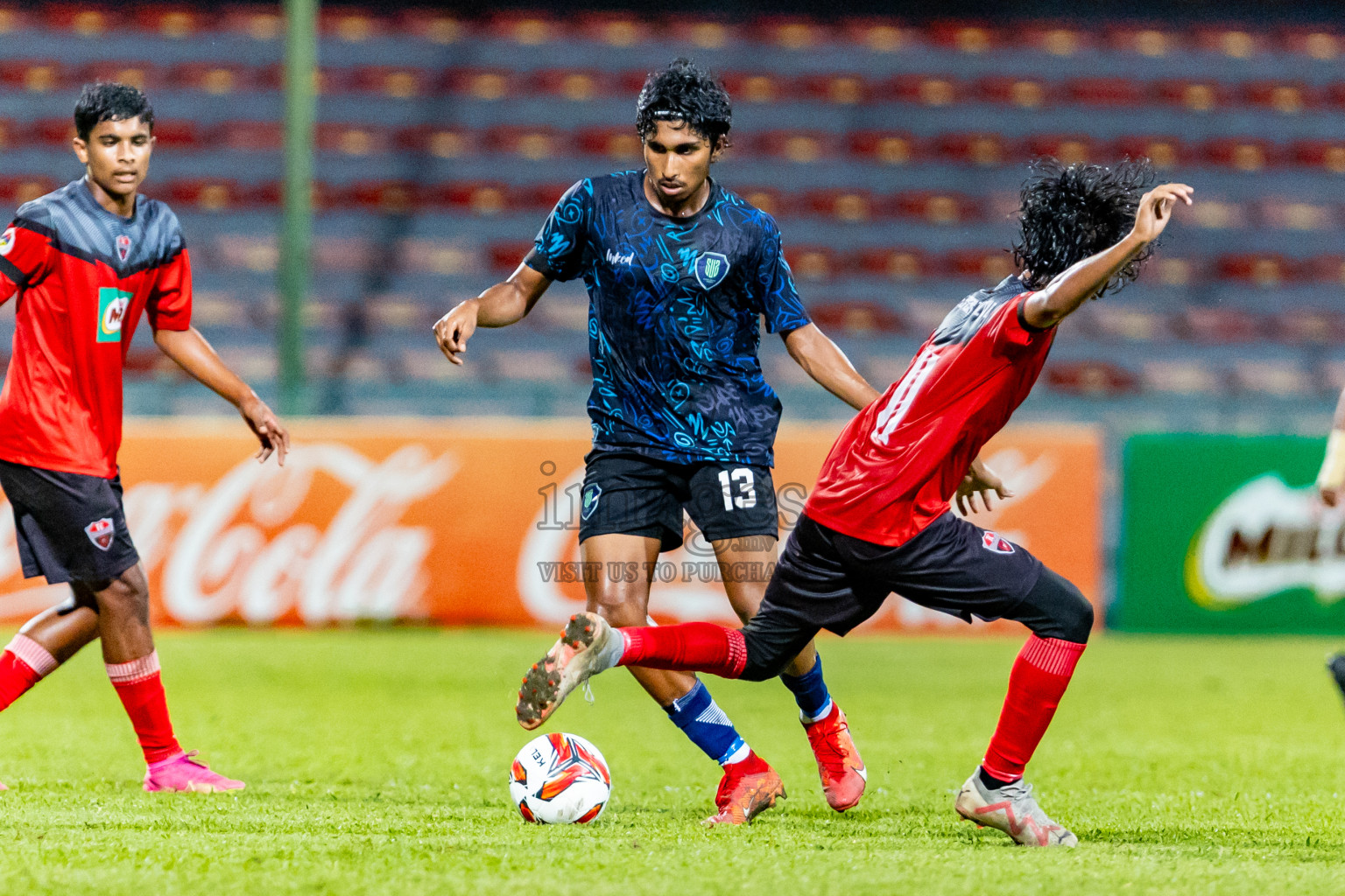 Super United Sports vs TC Sports Club in the Final of Under 19 Youth Championship 2024 was held at National Stadium in Male', Maldives on Monday, 1st July 2024. Photos: Nausham Waheed / images.mv