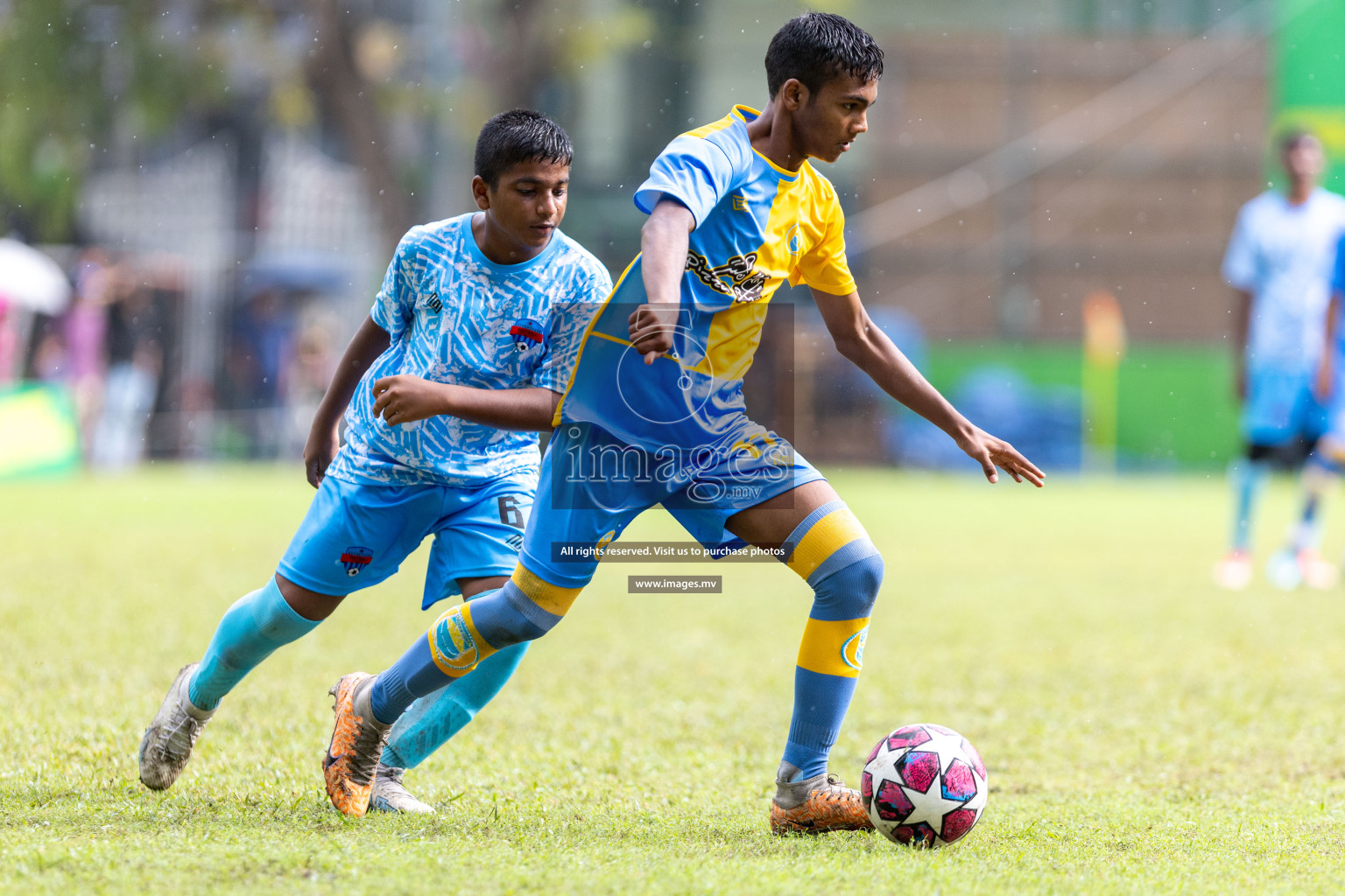 Day 2 of MILO Academy Championship 2023 (u14) was held in Henveyru Stadium Male', Maldives on 4th November 2023. Photos: Nausham Waheed / images.mv