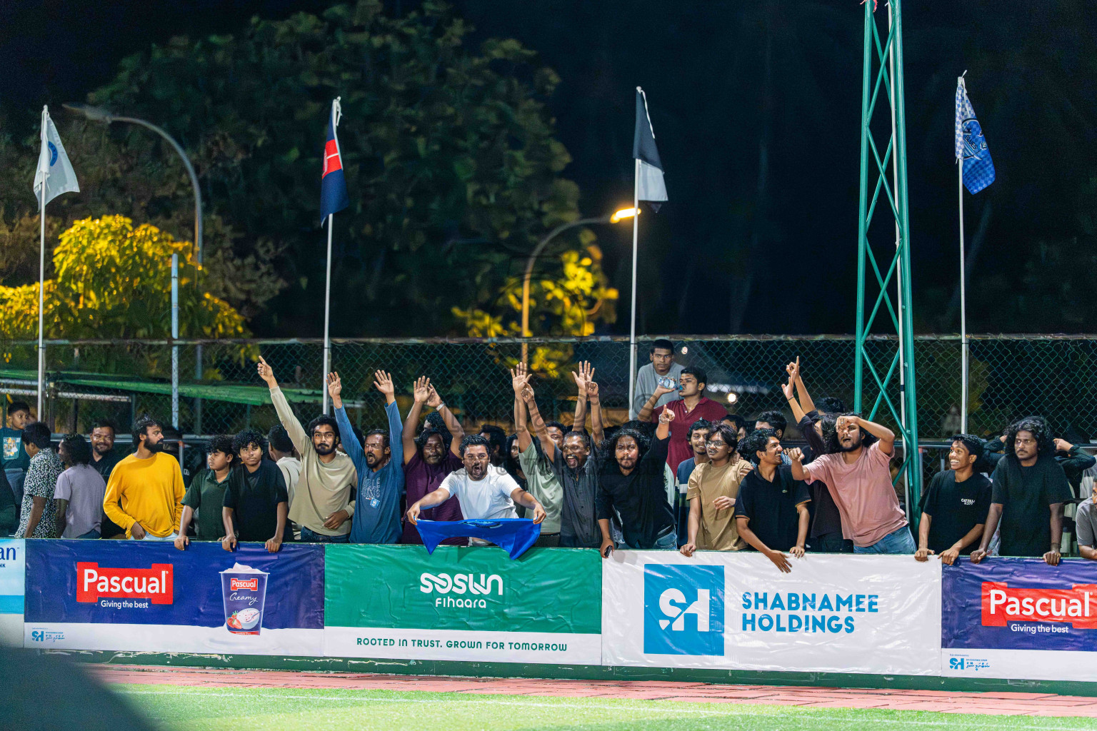 Kanmathi SC VS Kanmathi FC in Day 5 - Fonadhoo Youth Futsal Challenge 2025 held in Fonadhoo Futsal Stadium, L. Fonadhoo, Maldives on Thursday, 30th October 2025 Photos: Arif Rasheed / images.mv