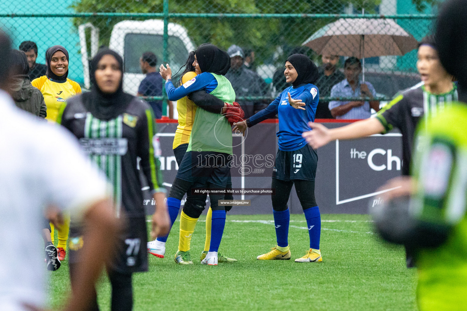 WAMCO vs Team Fenaka in Eighteen Thirty Women's Futsal Fiesta 2022 was held in Hulhumale', Maldives on Friday, 14th October 2022. Photos: Hassan Simah / images.mv