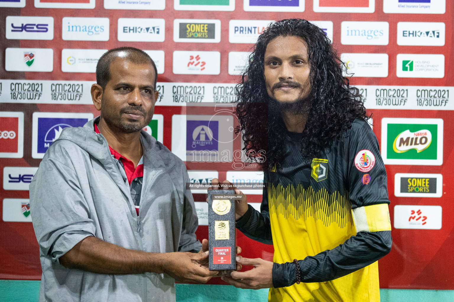 Team MPL vs Team RRC in the Quarter Finals of Club Maldives 2021 held at Hulhumale'; on 13th December 2021 Photos:Shu Abdul Sattar / images/mv