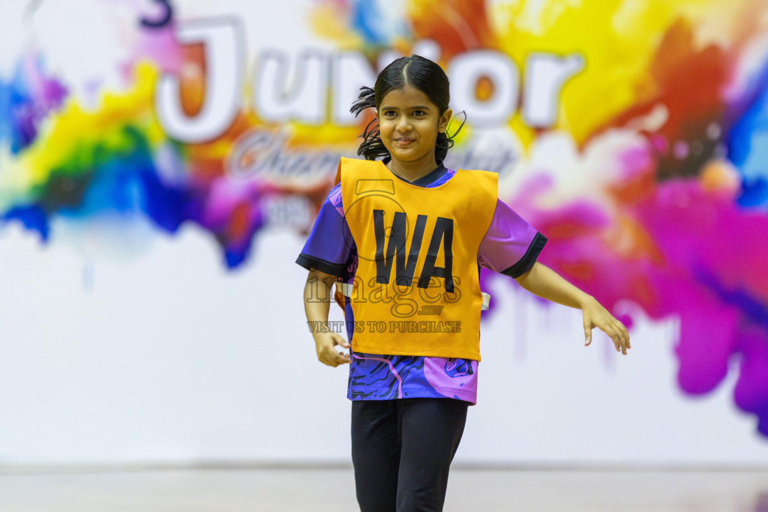 Fionti SA vs N sports in Day 3 of 3rd Netball Junior Championship, held at Social Center on Wednesday 22nd January 2025 . Photos: Shuu Abdul Sattar / images.mv