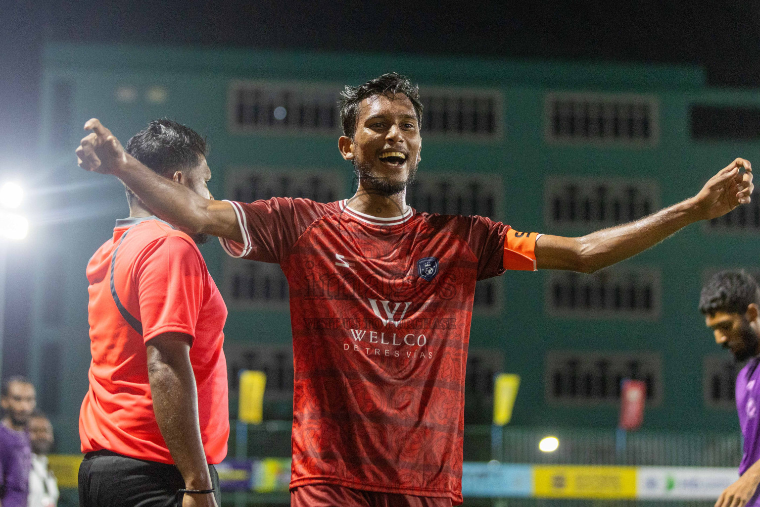 GA Dhevvadhoo vs GA Kanduhulhudhoo in Day 10 of Golden Futsal Challenge 2024 was held on Tuesday, 23rd January 2024, in Hulhumale', Maldives Photos: Nausham Waheed / images.mv