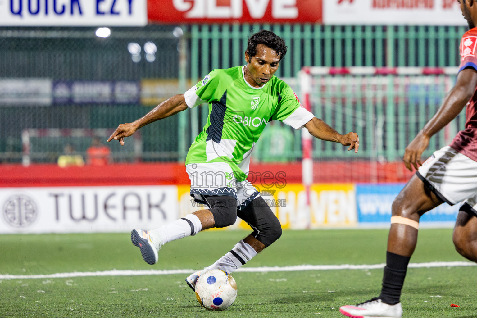 HDh Naivaadhoo vs HDh Nellaidhoo in Day 13 of Golden Futsal Challenge 2025 was held on Friday, 17th January 2025, in Hulhumale', Maldives. Photos: Nausham Waheed / images.mv