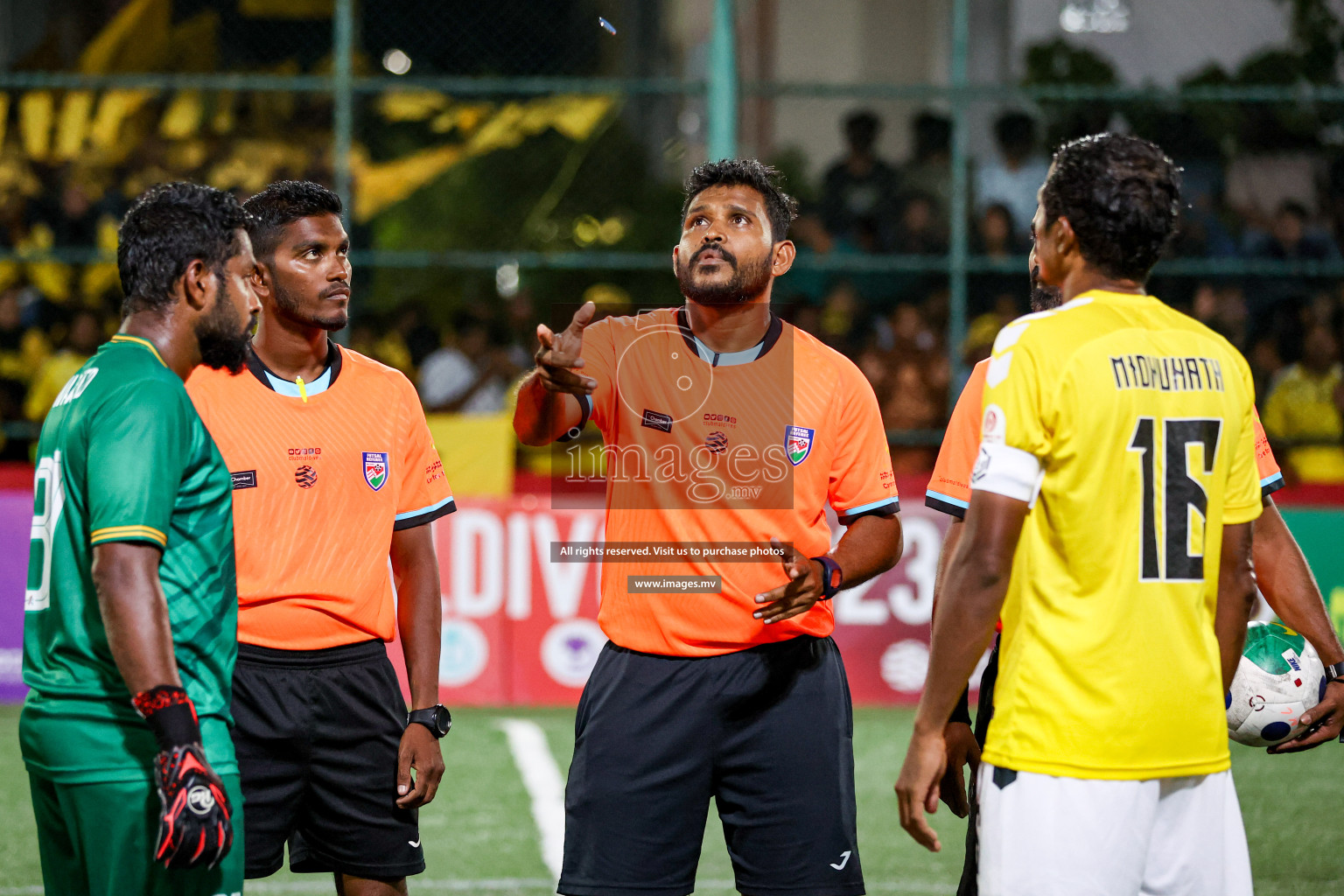 RRC vs Customs RC in Club Maldives Cup 2023 held in Hulhumale, Maldives, on Tuesday, 18th July 2023 Photos: Hassan Simah / images.mv