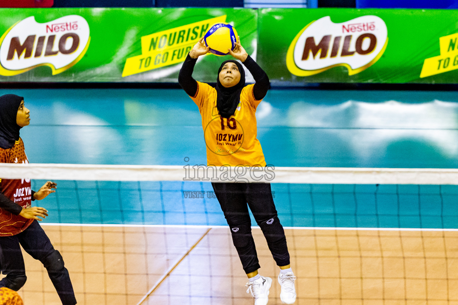 Day 3 of Women's Division of Milo VAM Cup 2024 held in Male', Maldives on Wednesday, 10th July 2024 at Social Center Indoor Hall Photos By: Nausham Waheed / images.mv