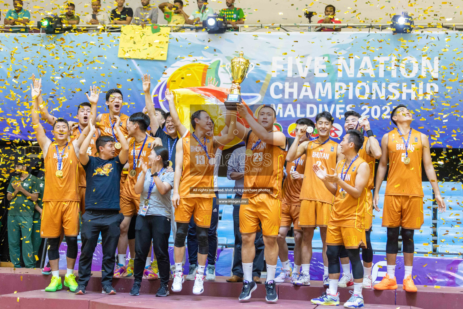 Bangladesh vs Bhutan in the final of Five Nation Championship 2023 was held in Social Center, Male', Maldives on Thursday, 22nd June 2023. Photos: Ismail Thoriq / images.mv