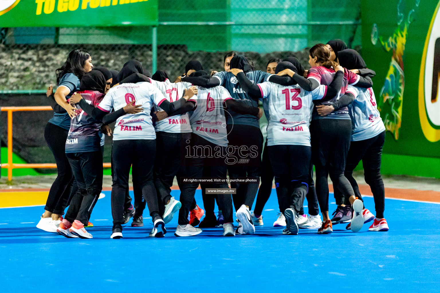 Finals of Milo 9th National Handball Tournament 2022 held in National Handball Grounds, Male', Maldives on 15 November 2022 Photos: Hassan Simah / images.mv