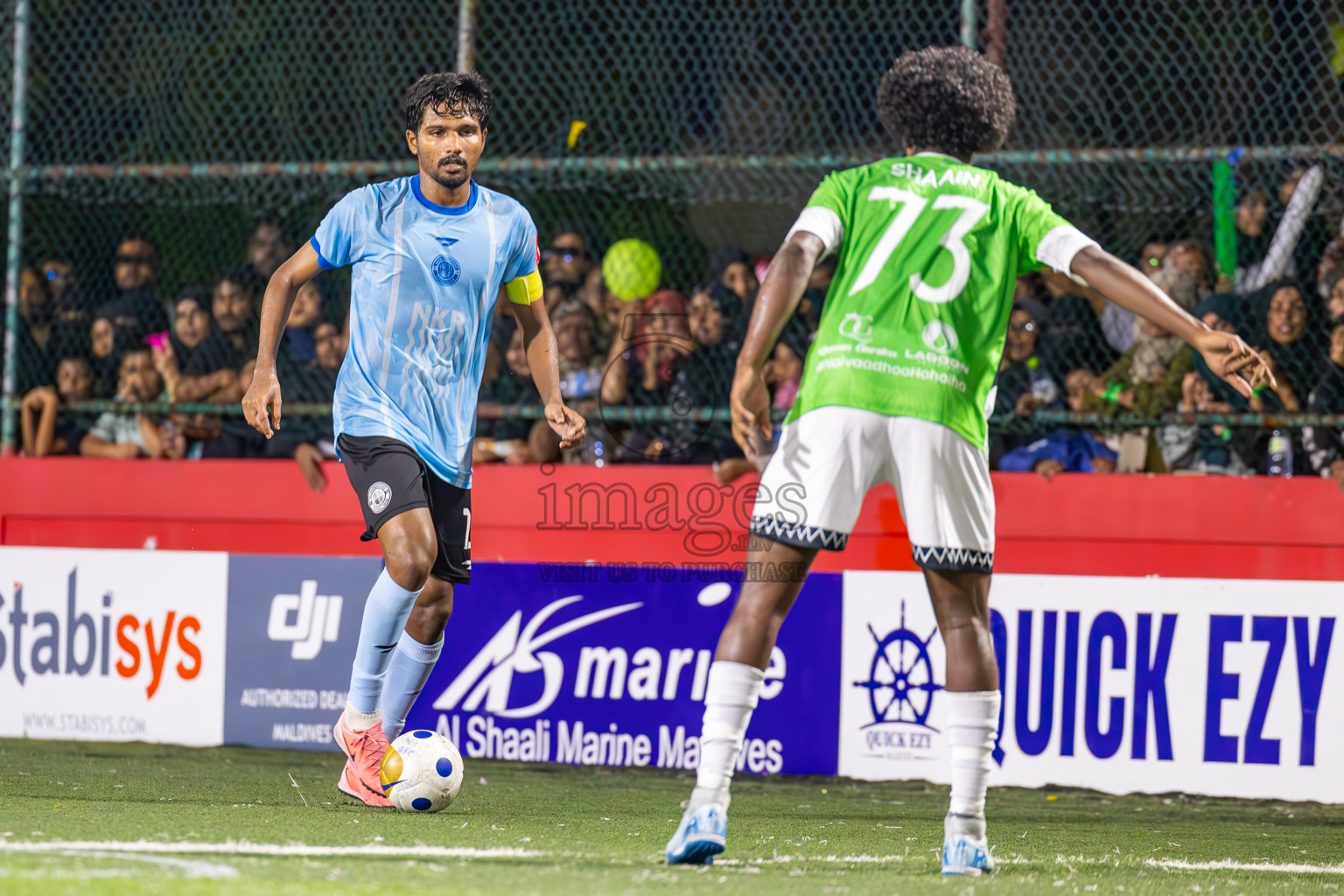 HDh Naivaadhoo vs HDh Neykurendhoo in Haa Dhaalu Atoll Finals Day 28 of Golden Futsal Challenge 2025 was held on Saturday , 1st February 2025, in Hulhumale', Maldives. Photos: Ismail Thoriq / images.mv