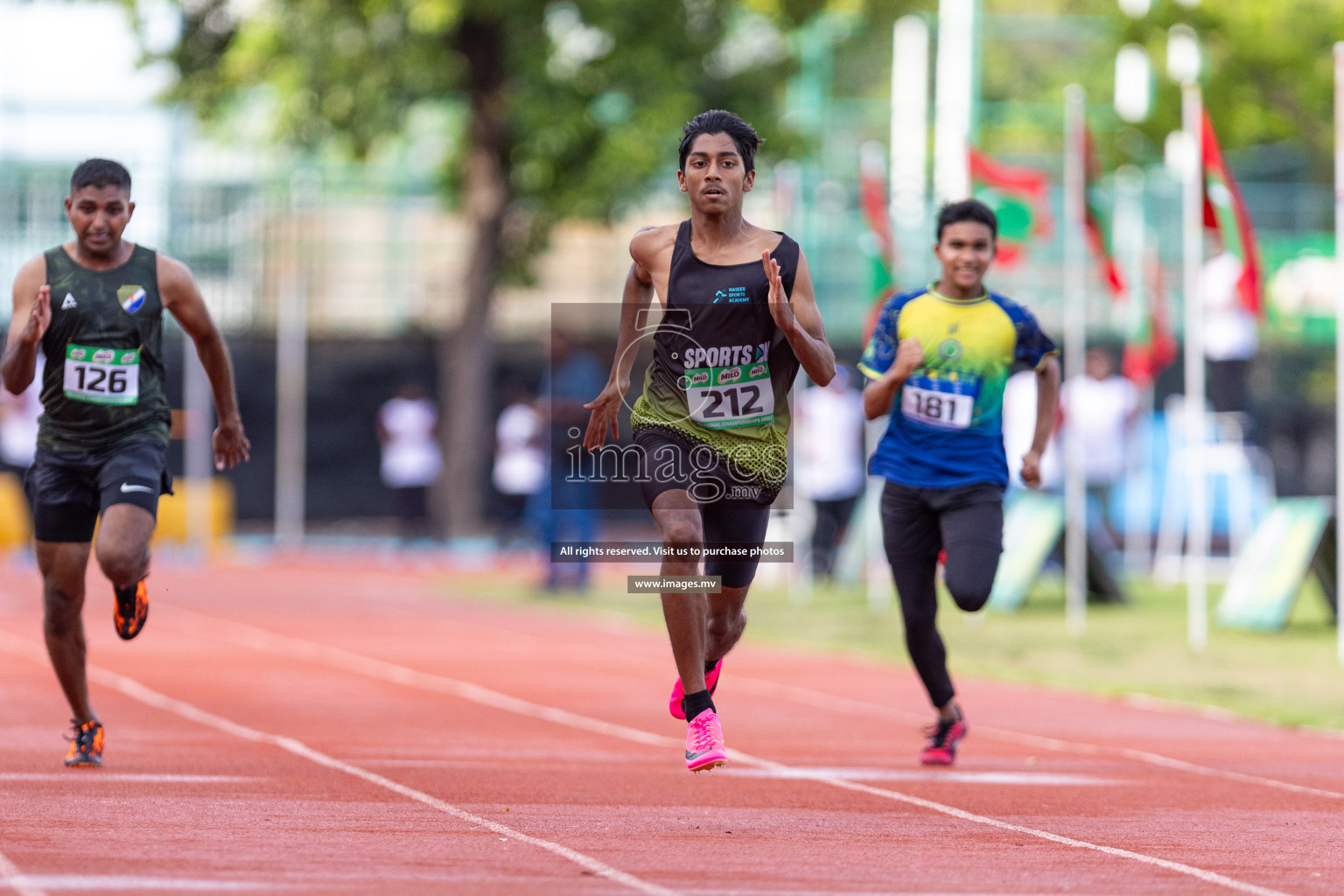 Day 1 of National Athletics Championship 2023 was held in Ekuveni Track at Male', Maldives on Thursday 23rd November 2023. Photos: Nausham Waheed / images.mv