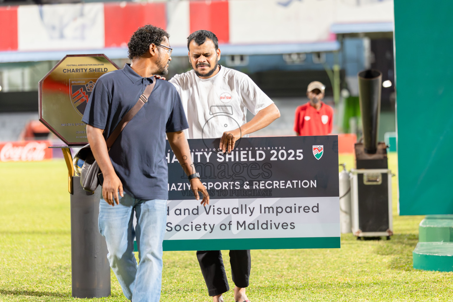 Charity Shield Match between Maziya Sports and Recreation Club and Club Eagles held in National Football Stadium, Male', Maldives Photos: Abdulla Abeedh / Images.mv