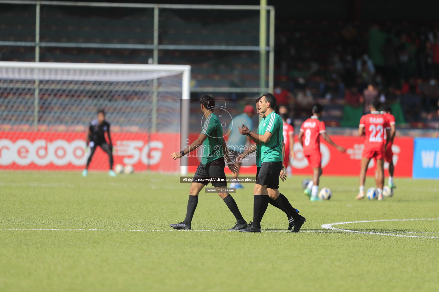 Bangladesh vs India in SAFF Championship 2021 held on 1st October 2021 in Galolhu National Stadium, Male', Maldives