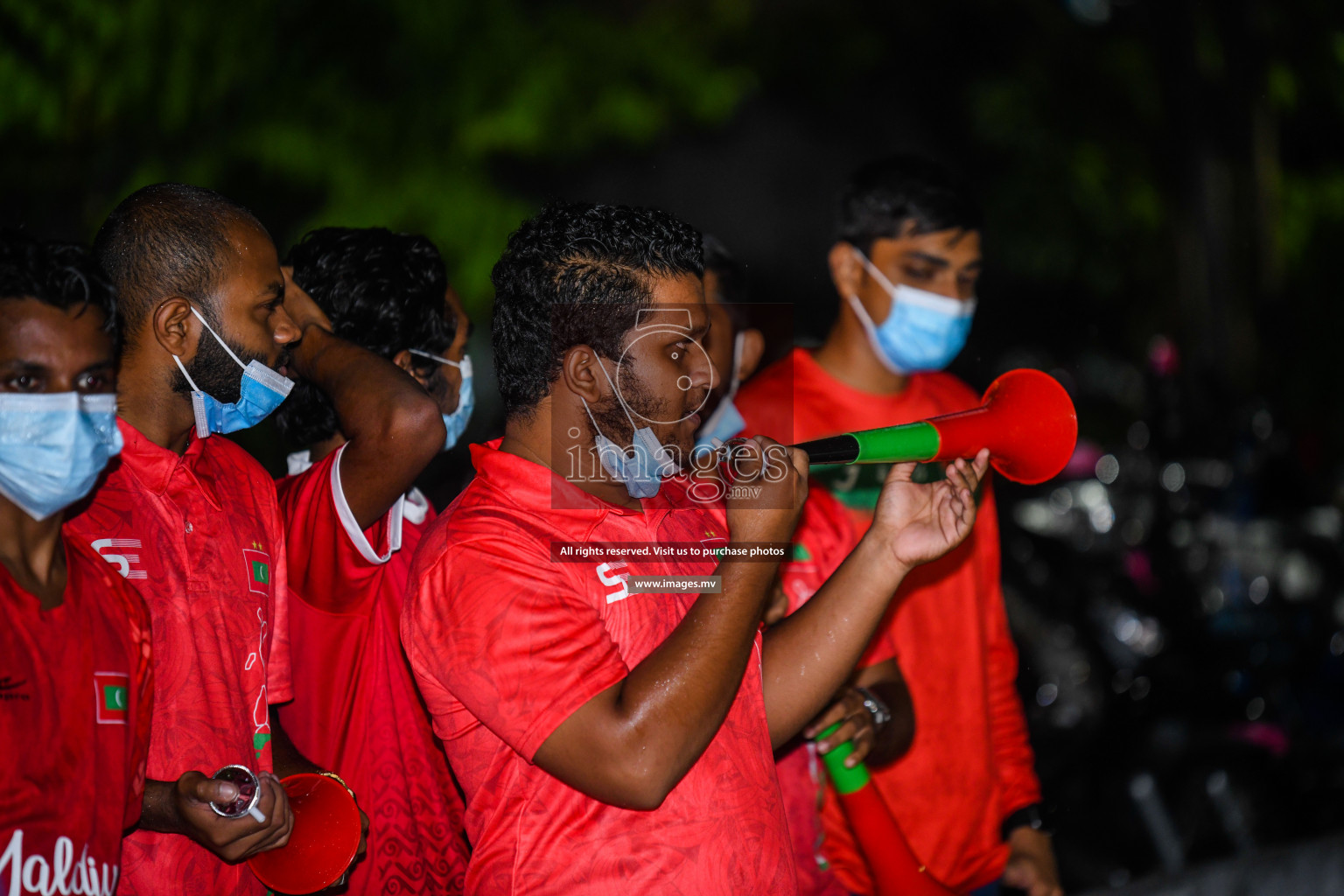 Maldives vs Nepal in SAFF Championship 2021 held on 1st October 2021 in Galolhu National Stadium, Male', Maldives