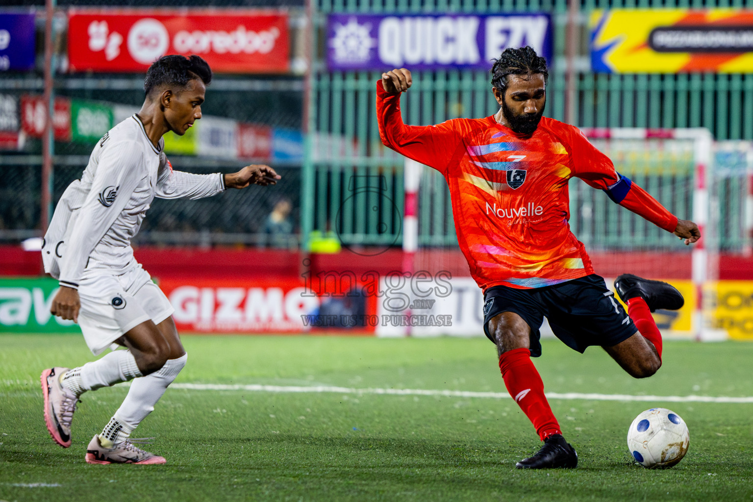SH Kanditheemu vs R Dhuvaafaru in Zone round Day 27 of Golden Futsal Challenge 2025 was held on Friday , 31st January 2025, in Hulhumale', Maldives. Photos: Nausham Waheed / images.mv