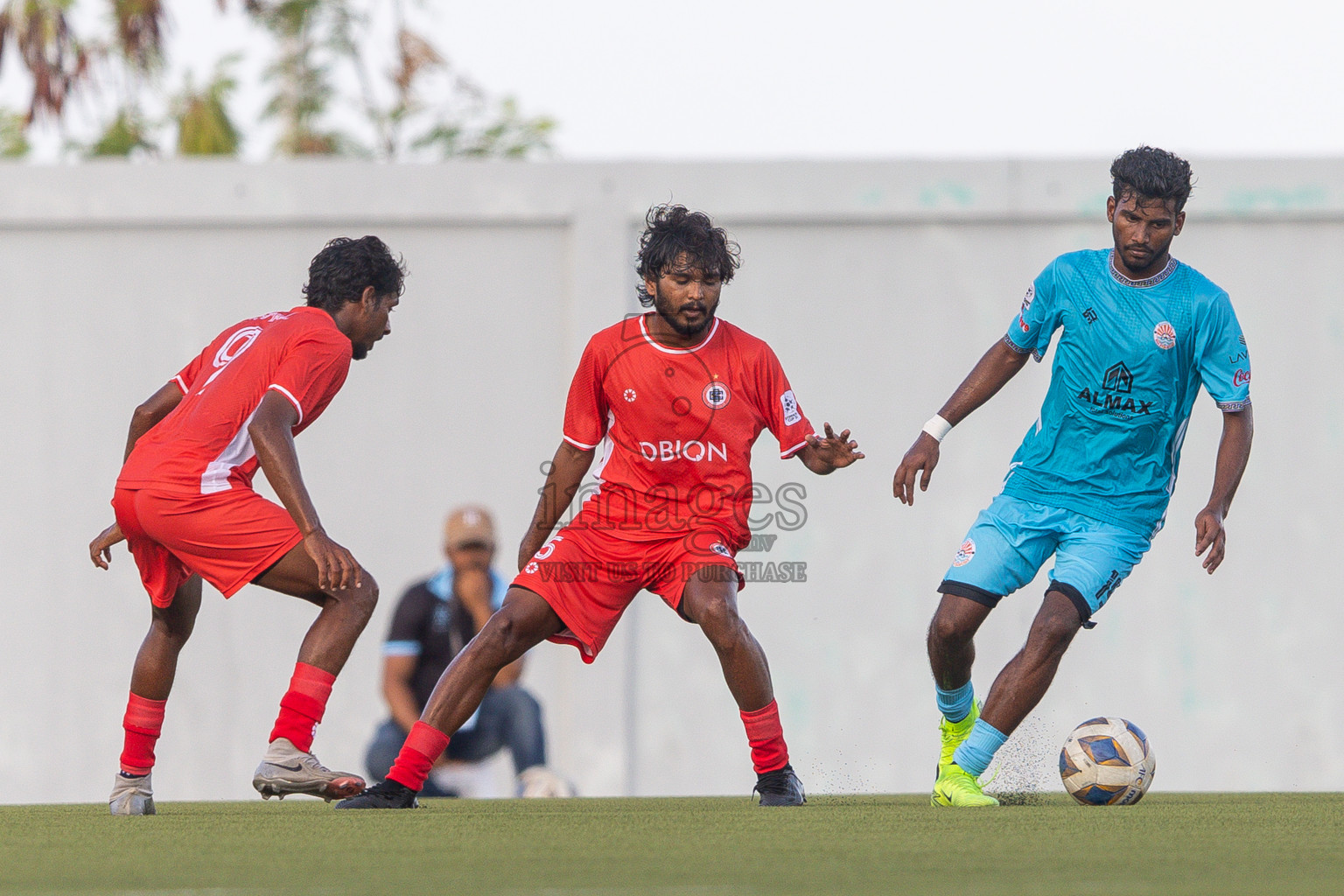 Semi Finals Match 01 Irumathi FC VS CC Sports Club in Day 7 of Eydhafushi Cup 2025 held in Eydhafushi Football Stadium at B. Eydhafushi, Maldives on Friday, 12th September 2025. Photos: Arif Rasheed / images.mv