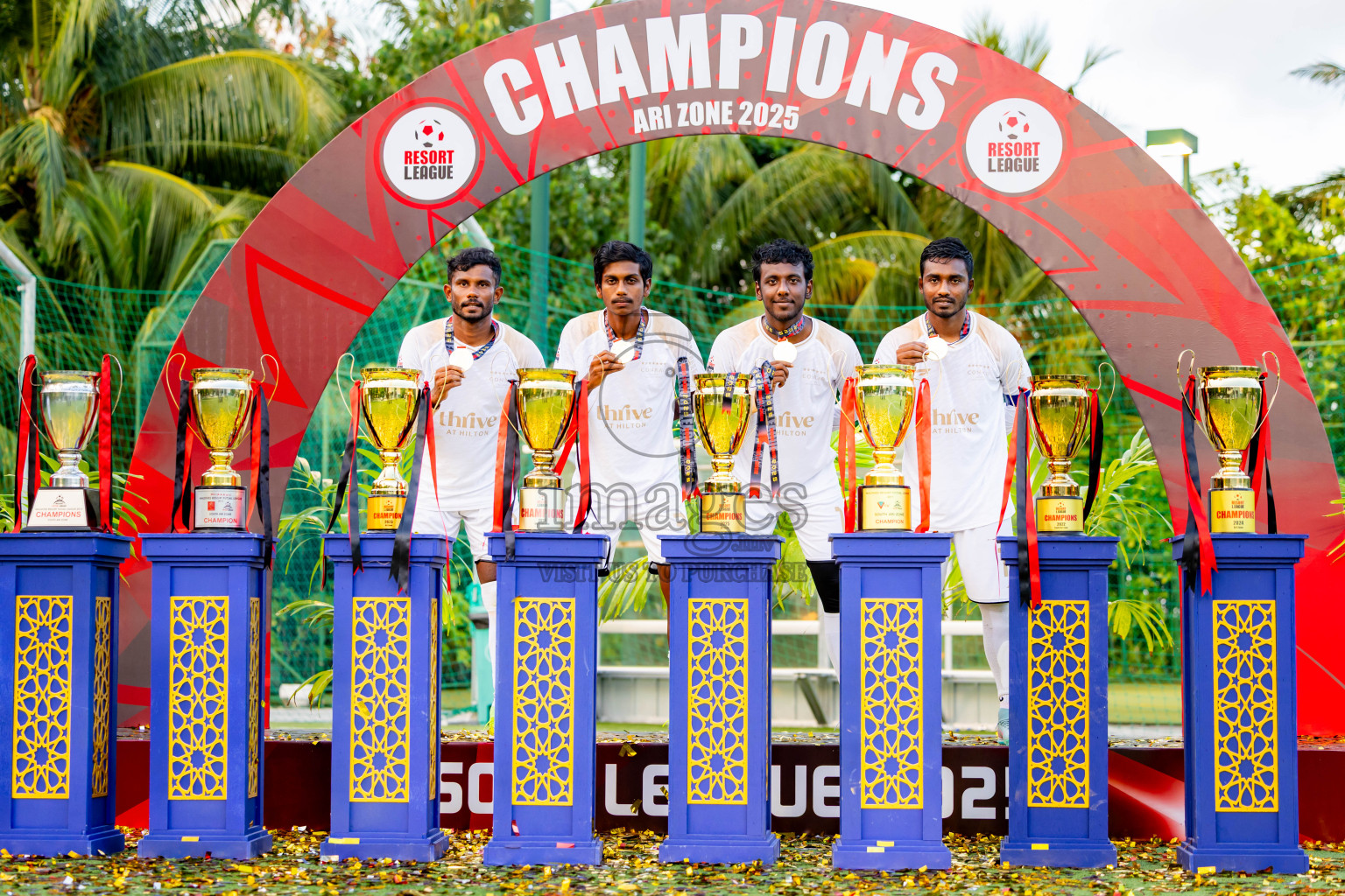 Barcelo vs Conrad in the Final of Resort League 2025 (Ari Zone) was held on Sunday, 28th June 2025 in Conrad Maldives Rangali Island, Alif Dhaalu Atoll, Maldives. Photos: Nausham Waheed / images.mv