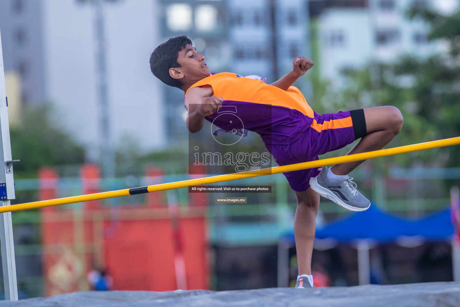 Day 1 of Inter-School Athletics Championship held in Male', Maldives on 22nd May 2022. Photos by: Nausham Waheed / images.mv