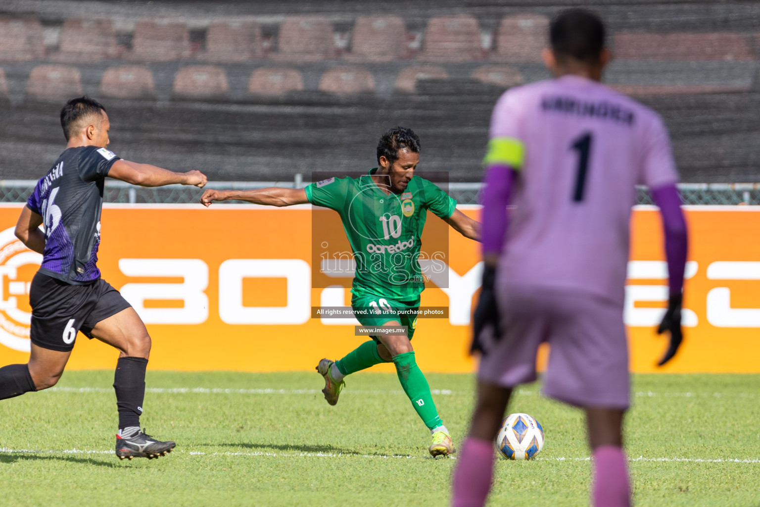 Maziya Sports & Recreation Club vs Odisha FC in the group stage of AFC Cup 2023 held in the National Stadium, Male, Maldives, on Tuesday 7th November 2023. Photos: Mohamed Mahfooz Moosa