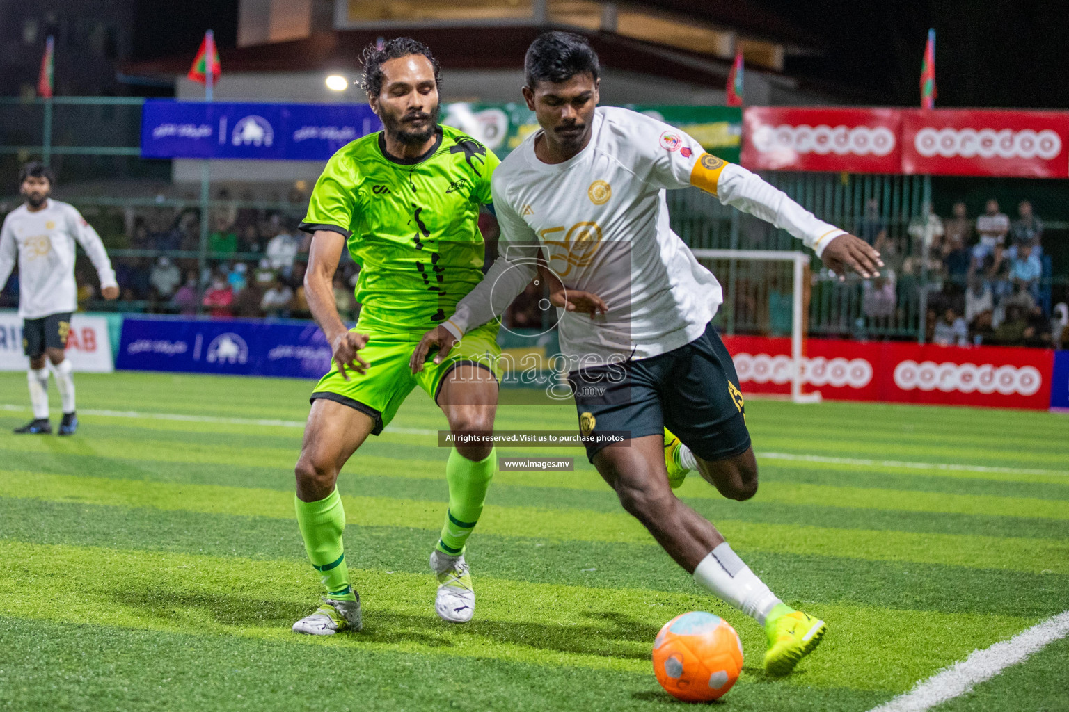 Team FSM Vs Prisons Club in the Semi Finals of Club Maldives 2021 held in Hulhumale, Maldives on 15 December 2021. Photos: Ismail Thoriq / images.mv