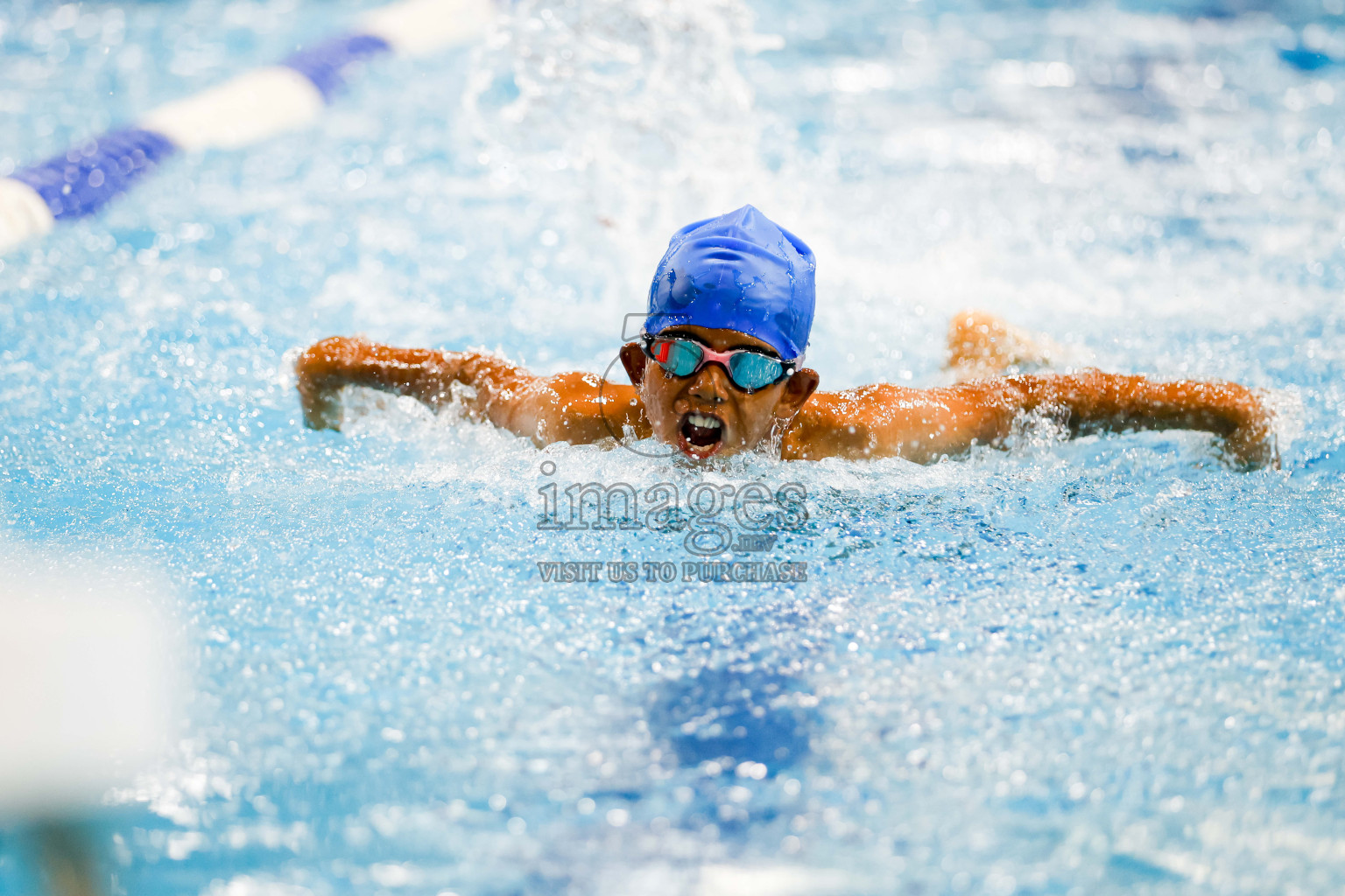 Day 1 of BML 6th National Kids Swimming Kids Festival 2025 held in Hulhumale', Maldives on Monday, 3rd November 2024. Photos: Hassan Simah / images.mv
