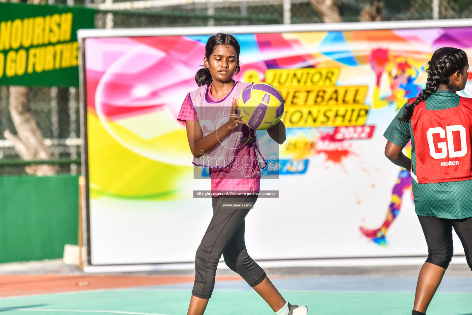 Day 5 of Junior Netball Championship 2022 on 9th March 2022 held in Male', Maldives. Photos by Nausham Waheed