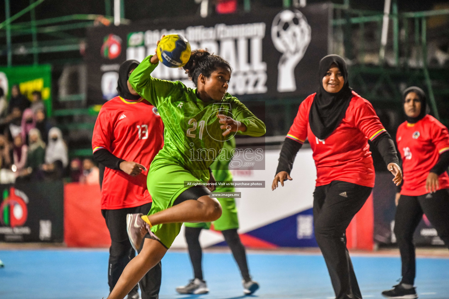 Day 13 of Milo 6th Inter Office Handball Tournament 2022 - Photos by  Nausham Waheed