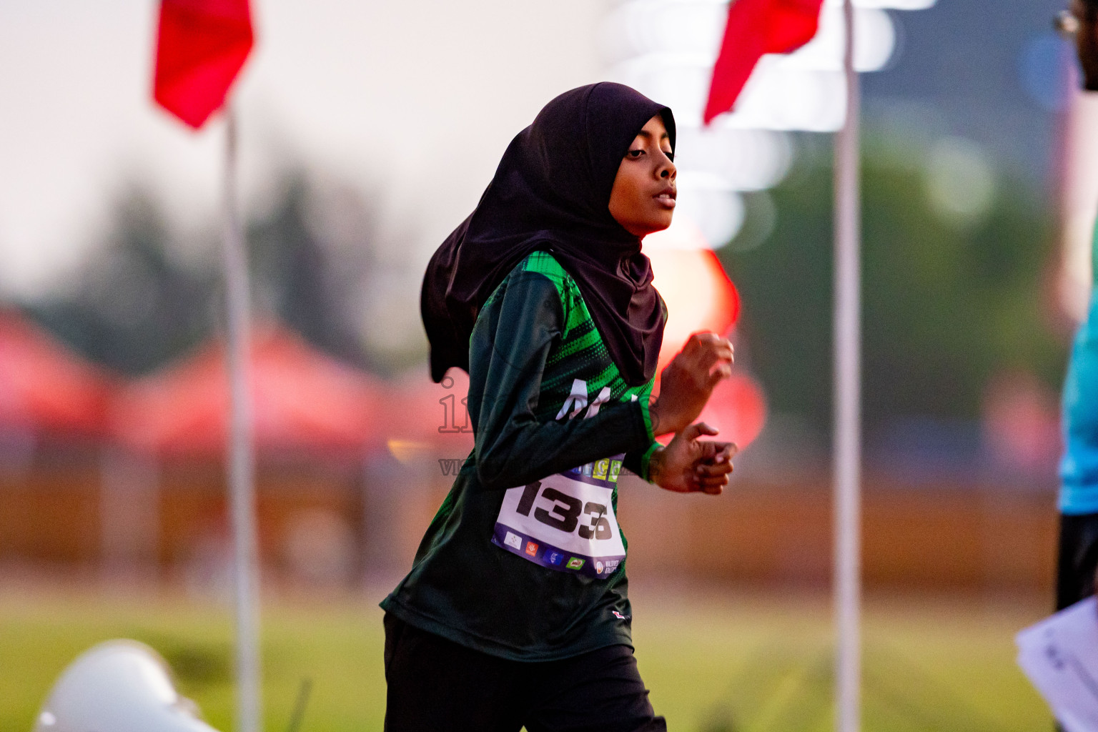 Day 5 of MWSC Interschool Athletics Championships 2024 held in Hulhumale Running Track, Hulhumale, Maldives on Wednesday, 13th November 2024. Photos by: Nausham Waheed / Images.mv