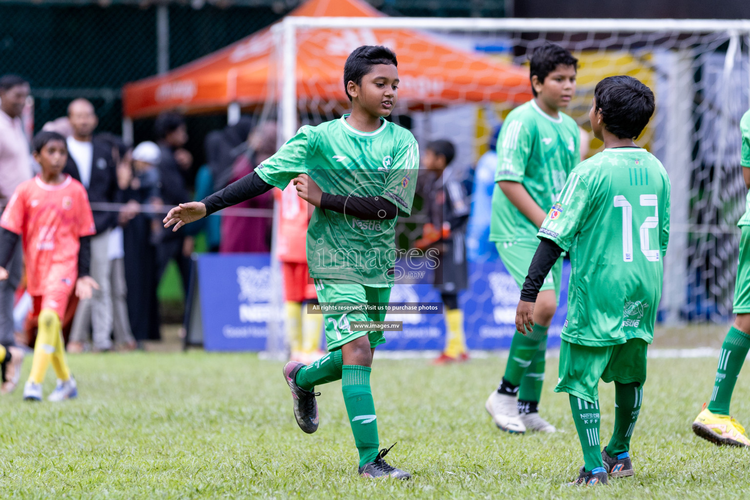 Day 2 of Nestle kids football fiesta, held in Henveyru Football Stadium, Male', Maldives on Thursday, 12th October 2023 Photos: Nausham Waheed/ Shuu Abdul Sattar Images.mv