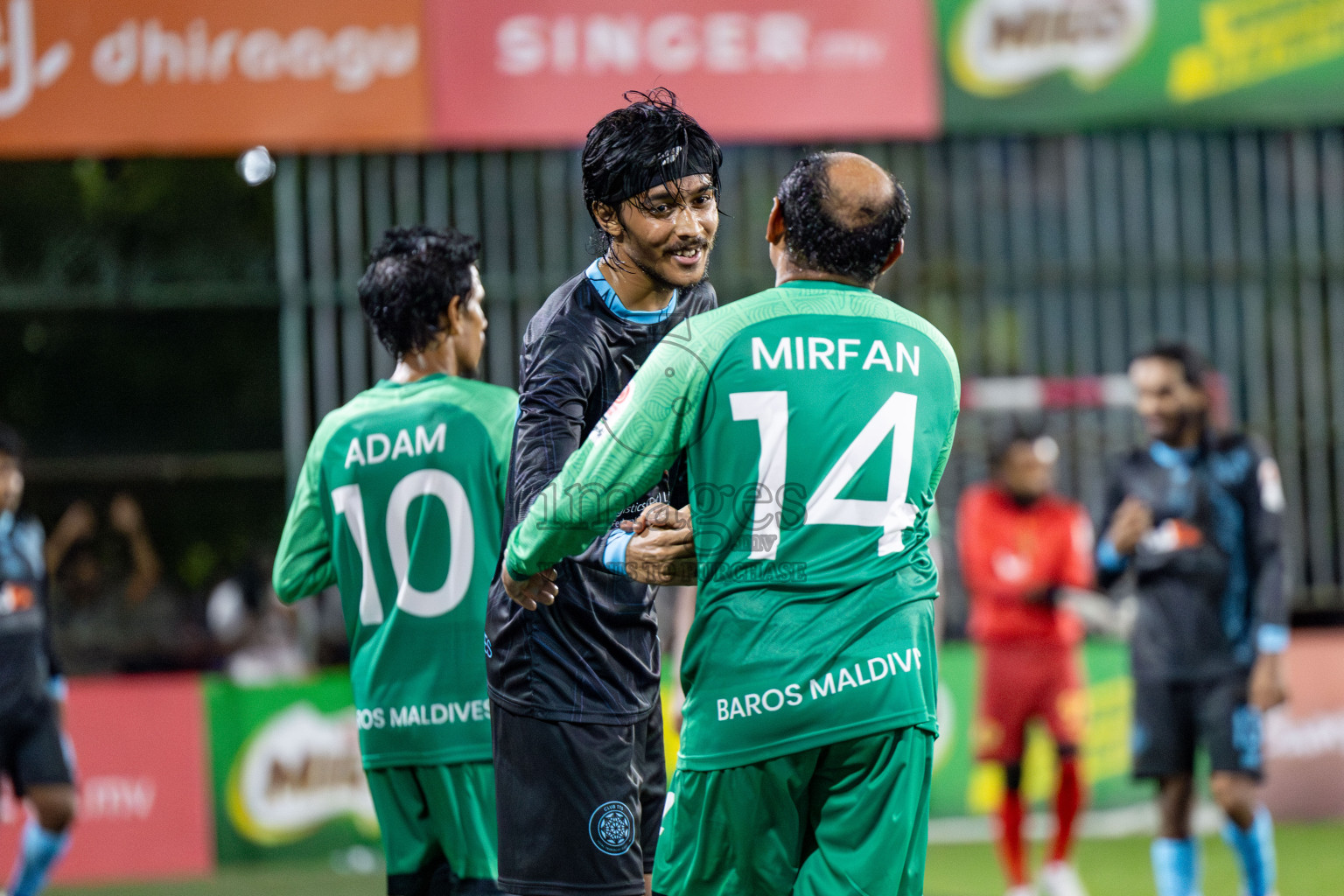 CLUB TTS vs Baros Maldives in Club Maldives Cup 2024 held in Rehendi Futsal Ground, Hulhumale', Maldives on Monday, 23rd September 2024. 
Photos: Hassan Simah / images.mv