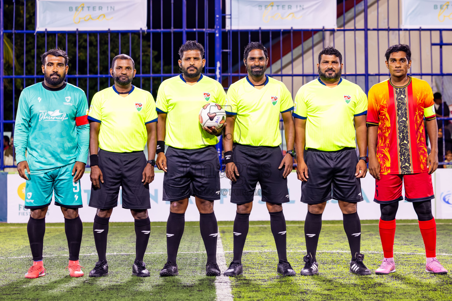 Dharavandhoo vs Thulhaadhoo in Day 3 of Better in Baa Futsal Fiesta 2025 Men's division held in B. Eydhafushi, Maldives on Friday, 7th November 2025. Photos: Nausham Waheed / images.mv