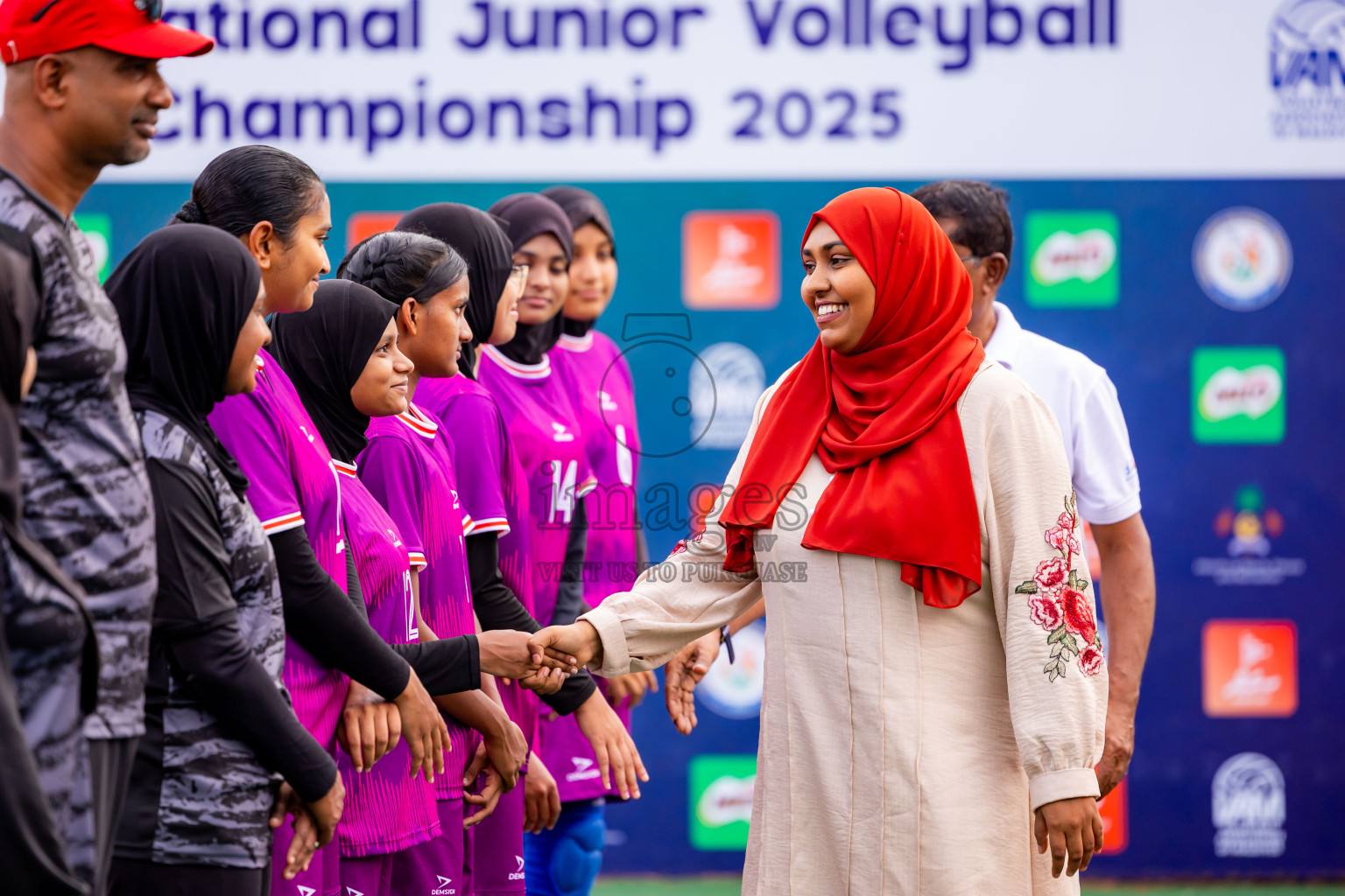 City Sports Club vs Alma Sports Club in Milo National Junior Volleyball Championship 2025 Day 4 was held on Tuesday, 25th November 2025 at Ekuveni Turf Court Male', Maldives. Photos: Nausham Waheed / images.mv