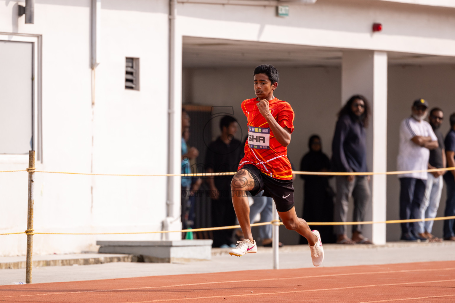 Day 5 of MWSC Interschool Athletics Championships 2024 held in Hulhumale Running Track, Hulhumale, Maldives on Wednesday, 13th November 2024. Photos by: Ismail Thoriq / Images.mv