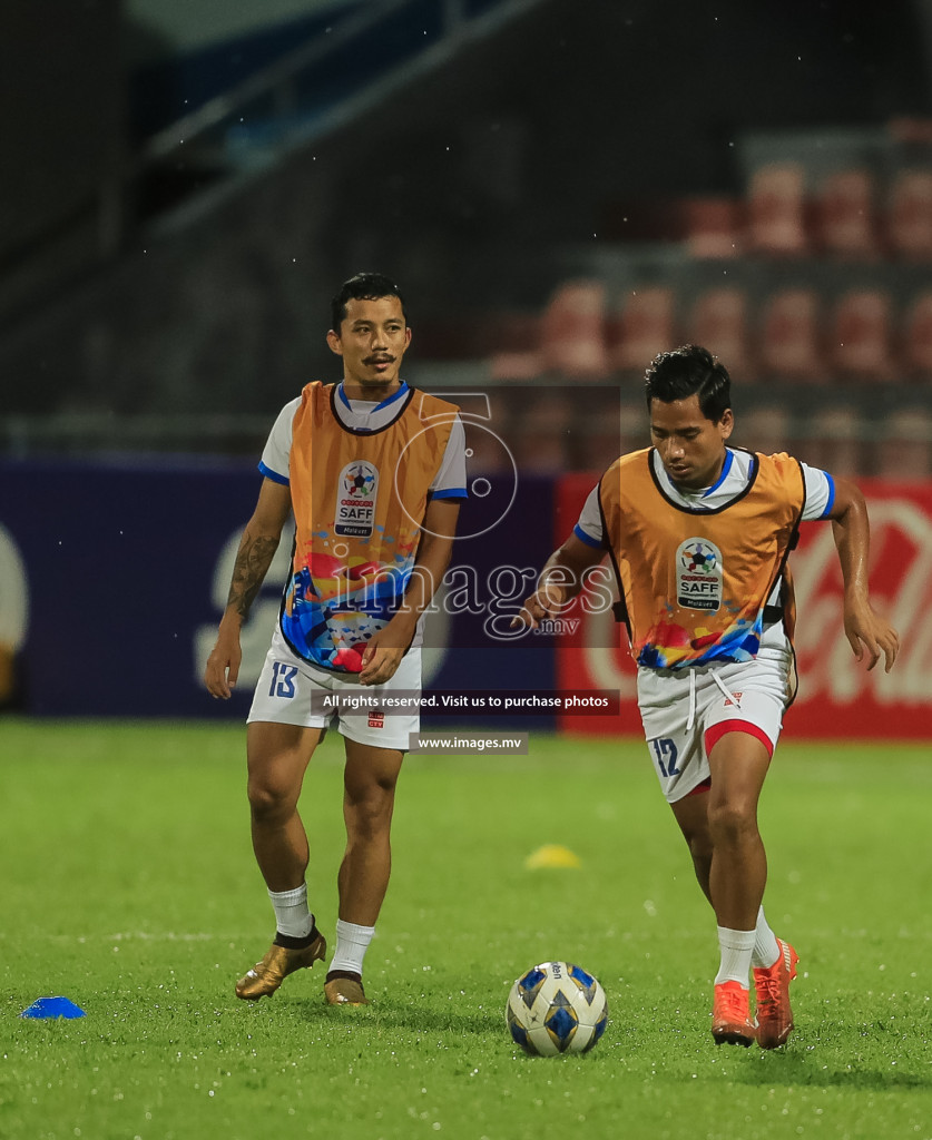 Nepal vs Sri Lanka in SAFF Championship 2021 held on 4th October 2021 in Galolhu National Stadium, Male', Maldives