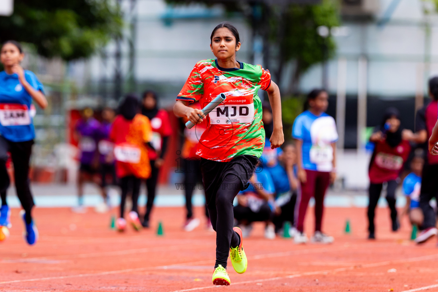 Day 6 of Inter-school Athletics Championship 2025 held in Ekuveni Synthetic Track, Male', Maldives on Sunday, 12th October 2025. Photos by: Nausham Waheed / Images.mv