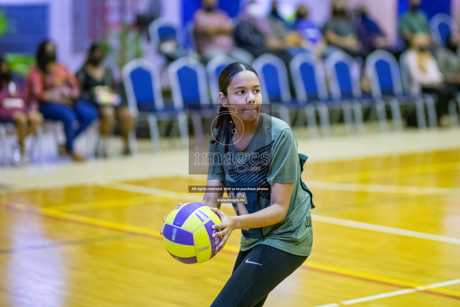 Kulhudhuffushi Youth & R.C vs Club Green Streets in the Finals of Milo National Netball Tournament 2021 (Women's) held on 5th December 2021 in Male', Maldives Photos: Ismail Thoriq / images.mv