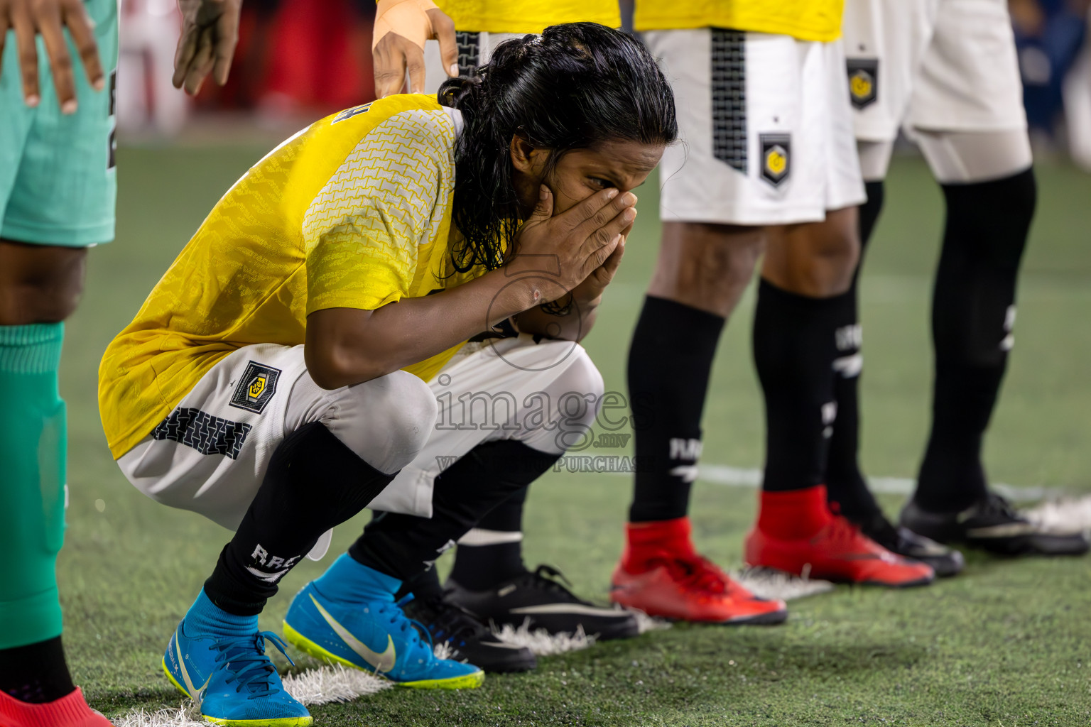 RRC vs MPL in Semi Finals of Club Maldives Cup 2024 held in Rehendi Futsal Ground, Hulhumale', Maldives on Monday, 14th October 2024. Photos: Ismail Thoriq / images.mv