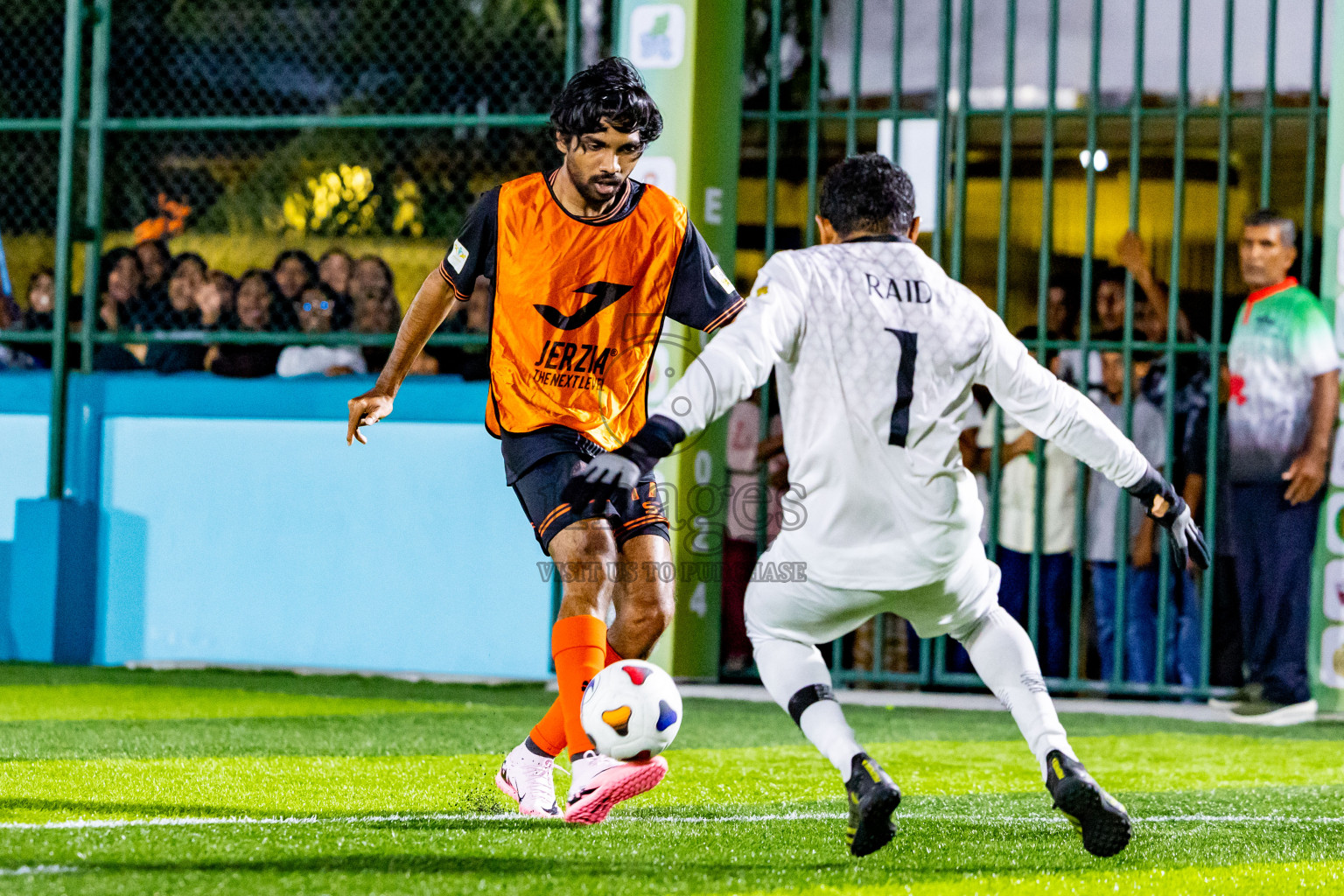 Dee Cee Jay SC vs Much Black in Semi Final of Laamehi Dhiggaru Ekuveri Futsal Challenge 2024 was held on Monday, 29th July 2024, at Dhiggaru Futsal Ground, Dhiggaru, Maldives Photos: Nausham Waheed / images.mv