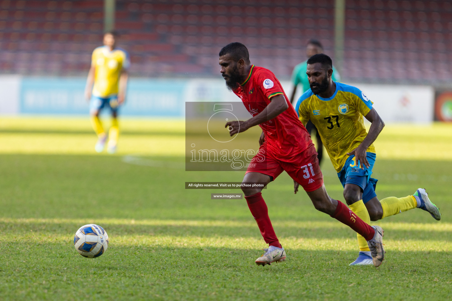 Club Valencia vs De Grande Sports Club in Ooredoo Dhivehi Premier League 2021/22 on 16th July 2022, held in National Football Stadium, Male', Maldives Photos: Hassan Simah/ Images mv