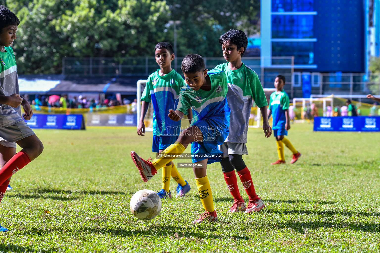 Day 2 of Milo Kids Football Fiesta 2022 was held in Male', Maldives on 20th October 2022. Photos: Nausham Waheed/ images.mv