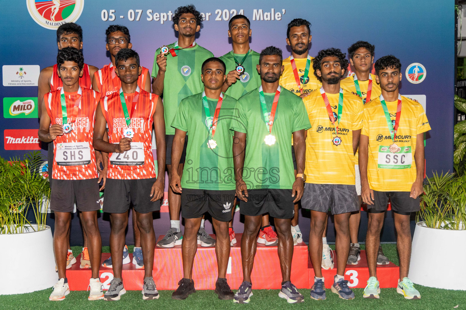 Day 2 of 33rd National Athletics Championship was held in Ekuveni Track at Male', Maldives on Friday, 6th September 2024.
Photos: Ismail Thoriq  / images.mv