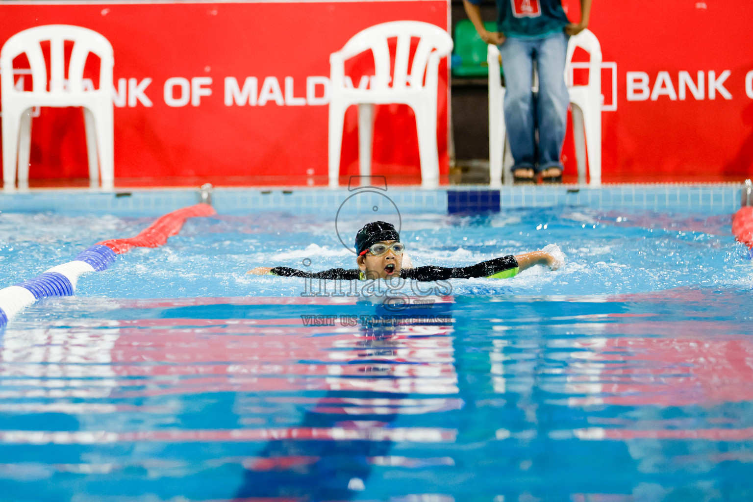 Day 1 of BML 6th National Kids Swimming Kids Festival 2025 held in Hulhumale', Maldives on Monday, 3rd November 2024. Photos: Hassan Simah / images.mv