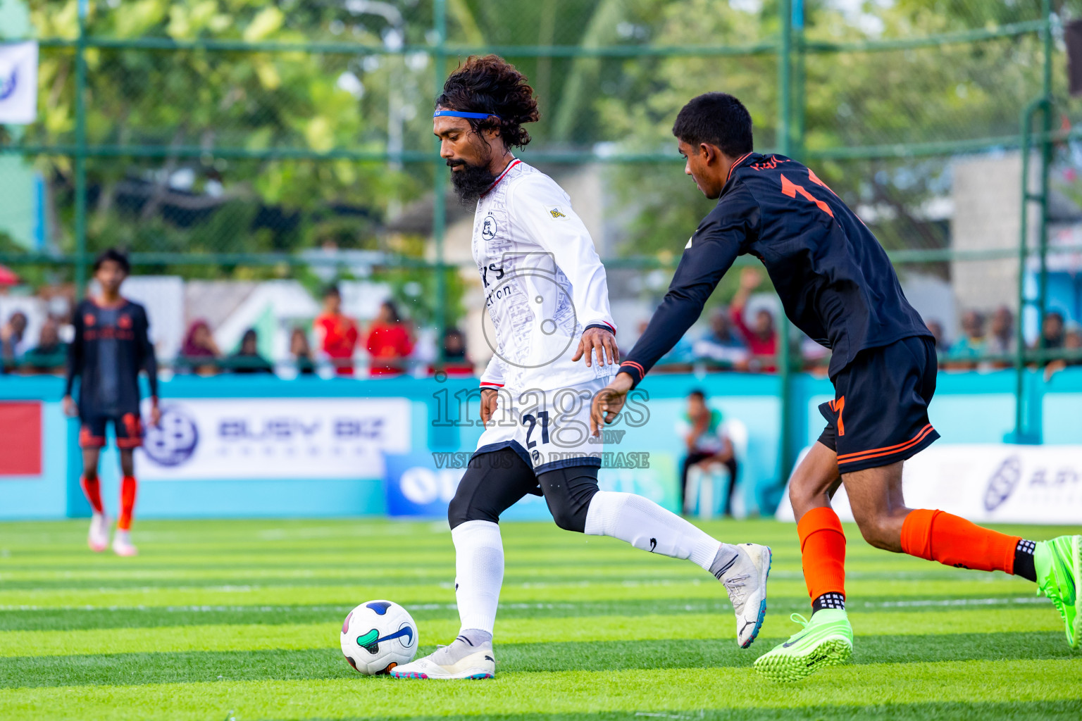 Kovigoani vs Dee Ess Kay in Day 2 of Laamehi Dhiggaru Ekuveri Futsal Challenge 2024 was held on Saturday, 27th July 2024, at Dhiggaru Futsal Ground, Dhiggaru, Maldives Photos: Nausham Waheed / images.mv