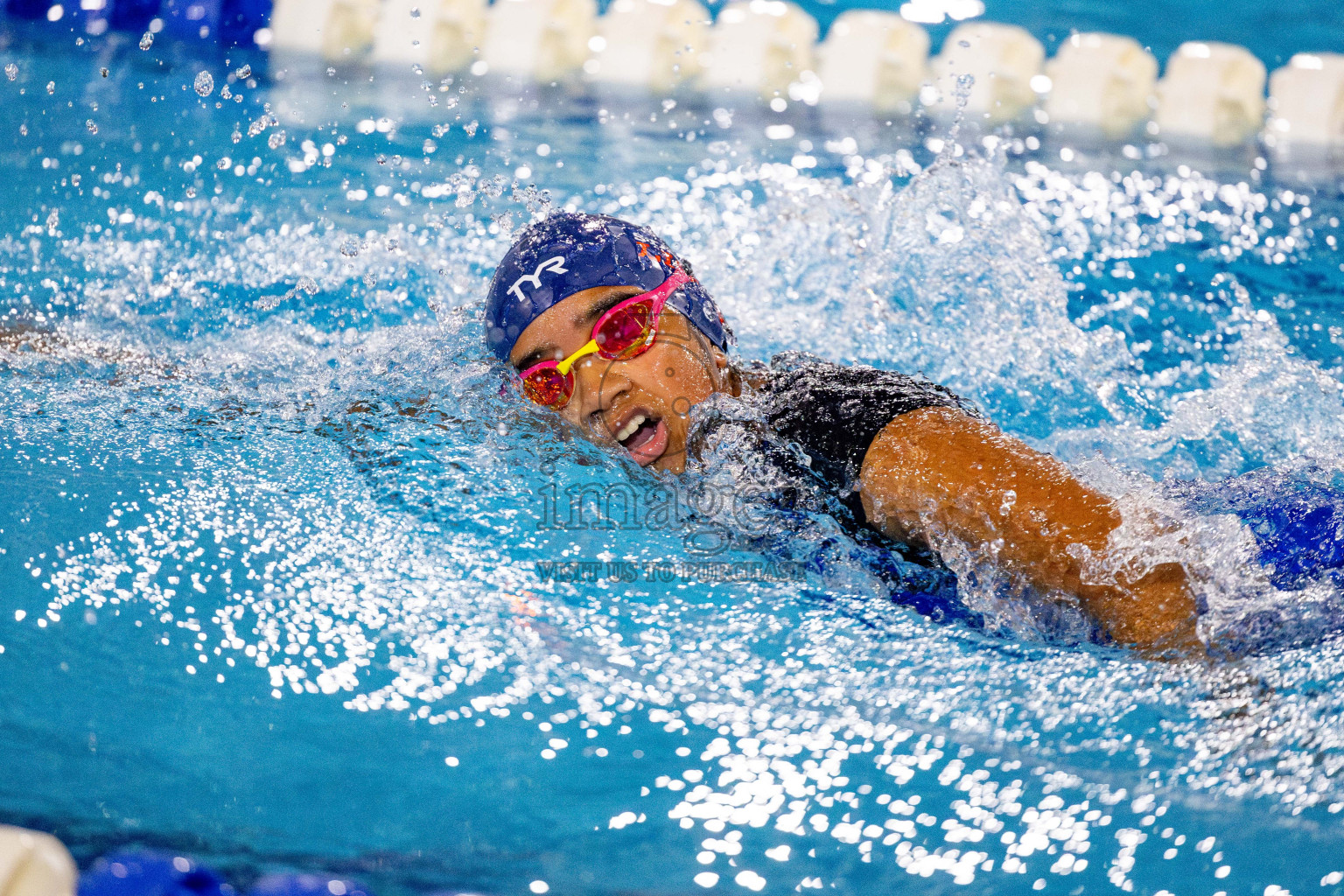 Day 4 of National Swimming Championship 2024 held in Hulhumale', Maldives on Monday, 16th December 2024. Photos: Hassan Simah / images.mv