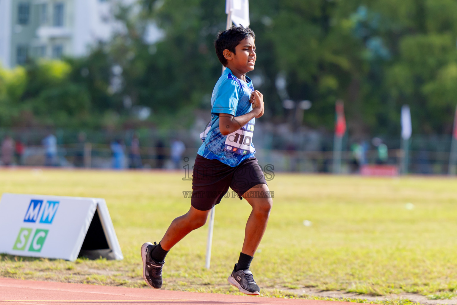 Day 4 of MWSC Interschool Athletics Championships 2024 held in Hulhumale Running Track, Hulhumale, Maldives on Tuesday, 12th November 2024. Photos by: Nausham Waheed / Images.mv