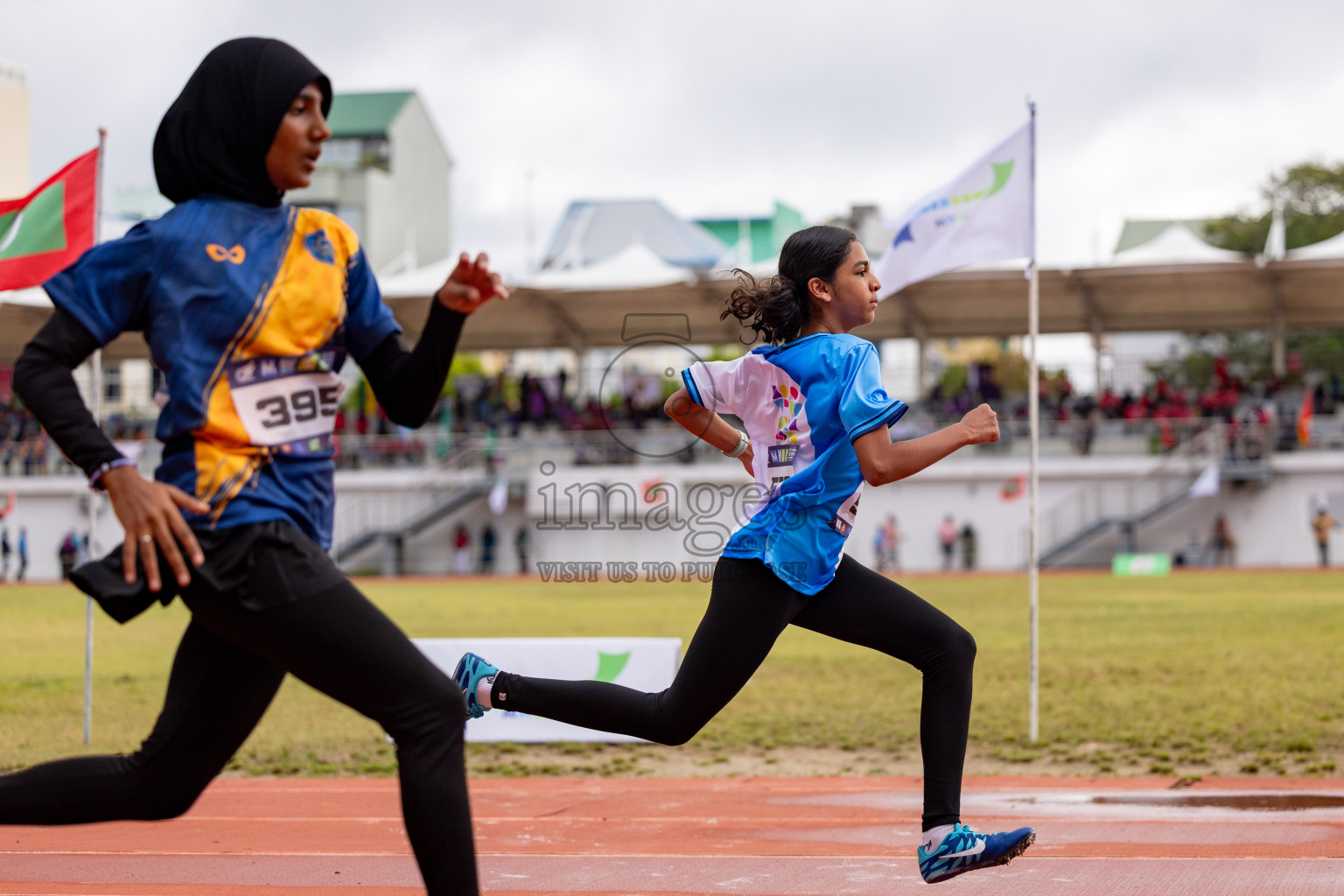 Day 1 of MWSC Interschool Athletics Championships 2024 held in Hulhumale Running Track, Hulhumale, Maldives on Saturday, 9th November 2024. 
Photos by: Ismail Thoriq, Hassan Simah / Images.mv