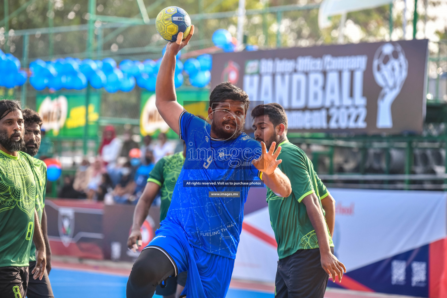 Day 11 of Milo 6th Inter Office Handball Tournament 2022 - Photos by Nausham Waheed