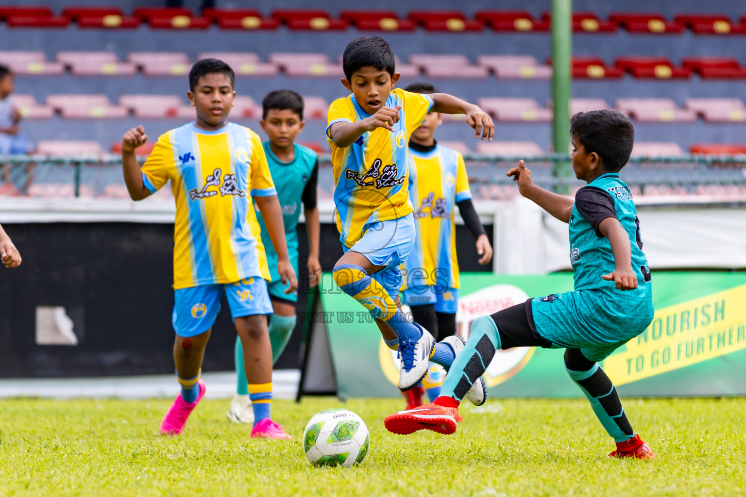 Day 2 of Under 10 MILO Academy Championship 2024 was held at National Stadium in Male', Maldives on Saturday, 27th April 2024. Photos: Nausham Waheed / images.mv