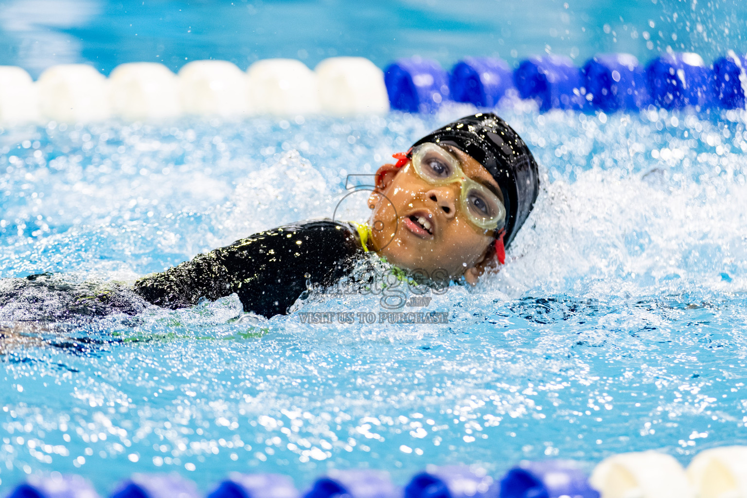Day 2 of BML 6th National Kids Swimming Kids Festival 2025 held in Hulhumale', Maldives on Tuesday, 4th November 2024. Photos: Hassan Simah / images.mv
