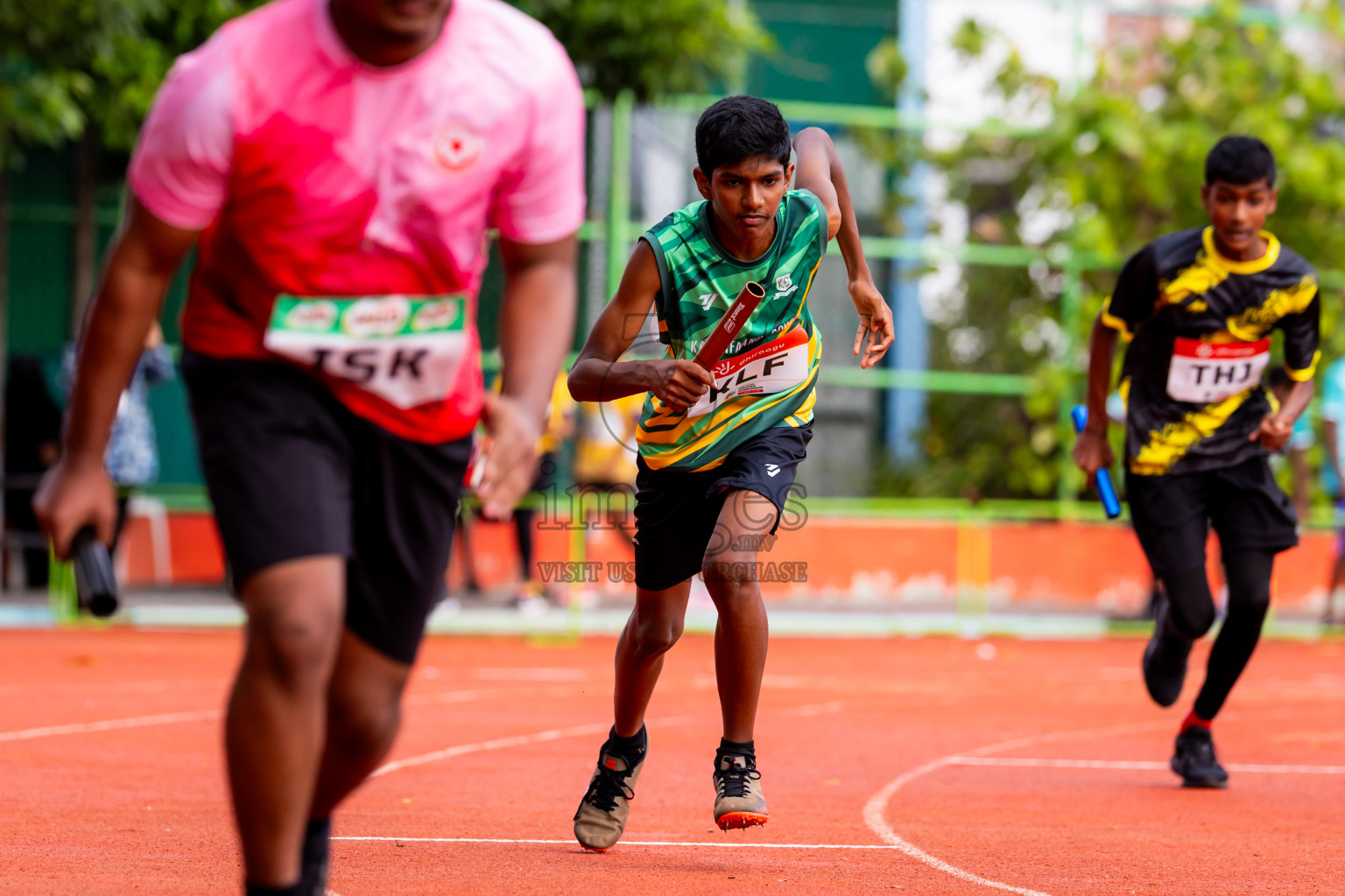 Day 6 of Inter-school Athletics Championship 2025 held in Ekuveni Synthetic Track, Male', Maldives on Sunday, 12th October 2025. Photos by: Nausham Waheed / Images.mv